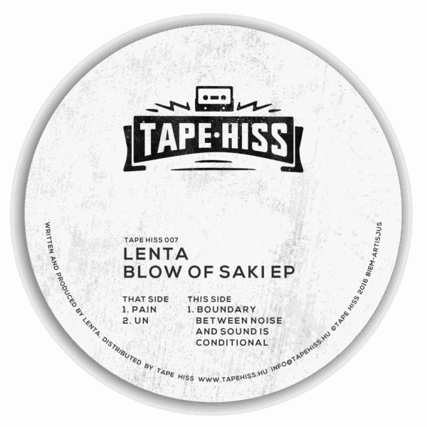 Lenta - Blow Of Saki EP (info side) Blow Of Saki