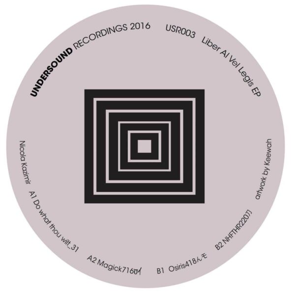 usr003 Liber Al Vel Legis EP