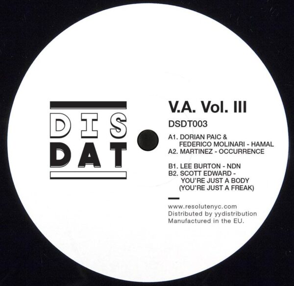 DISDAT003 Vol. III
