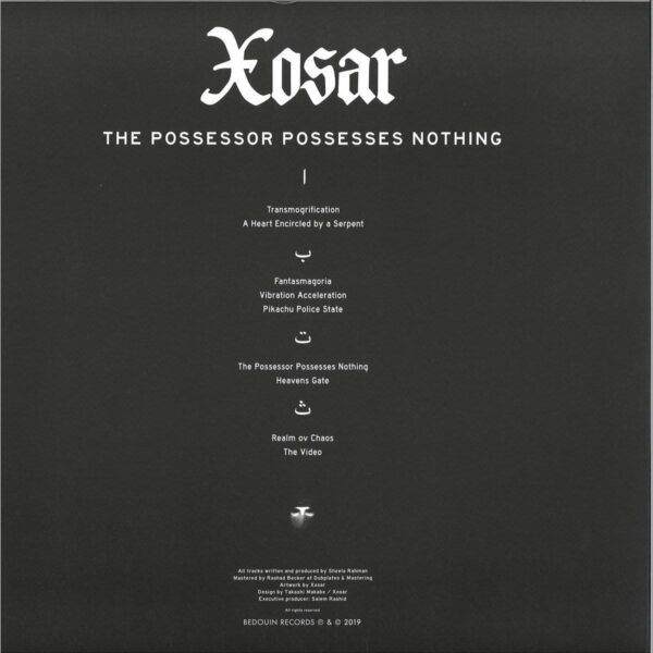 347233b The Possessor Possesses Nothing
