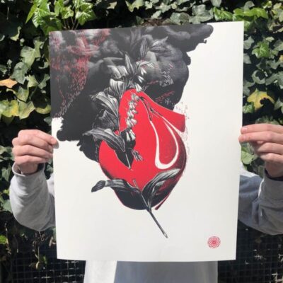 Lieu des Héron Silkscreened Print