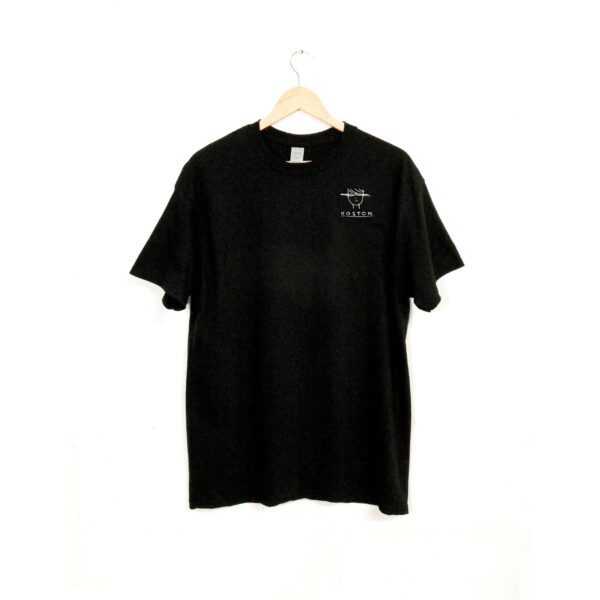 tshirt-black-emb-hostom1 Hostom T-shirt