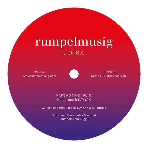 RUMP006 Make No Time / Painting Of Relaxation