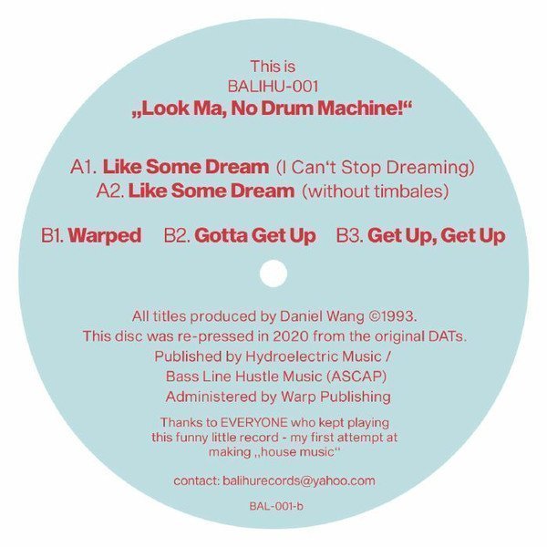 BAL001 Look Ma, No Drum Machine!