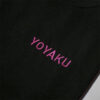 TSHIRT-YYK-BK-NM_2 YOYAKU T-SHIRT Black / Neon Magenta