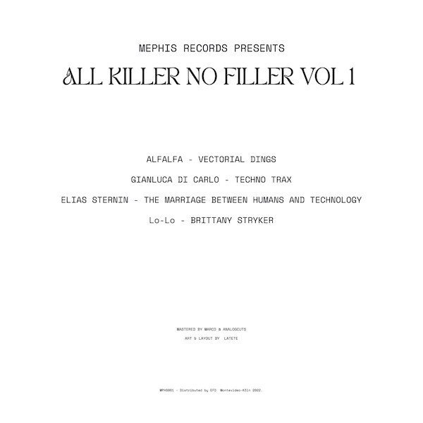 MPHS001 2 All Killer No Filler Vol. 1