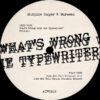 ATWT013_2 What's Wrong With The Typewriter?