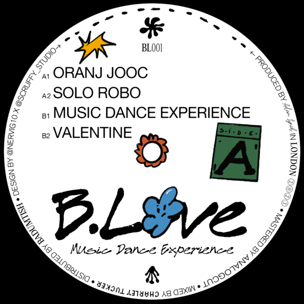 BLOVE-SOLO-ROBO-EP-VINYL_A-SIDE Music Dance Experience
