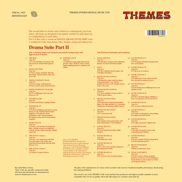 bewith162lp_1 Drama Suite Part II