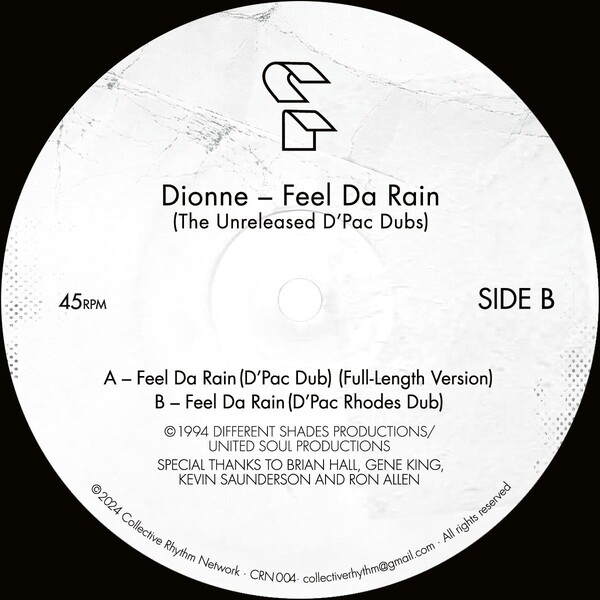 CRN004_1 Feel Da Rain- D'Pac Dubs