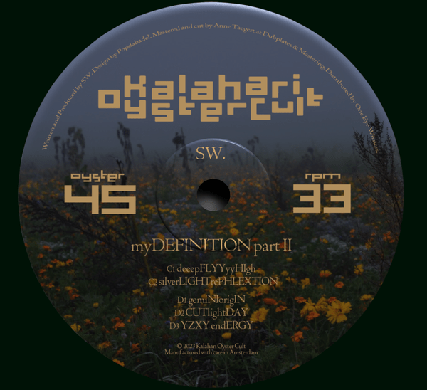 OYSTER45_3 myDEFINITION part II LP 2x12"
