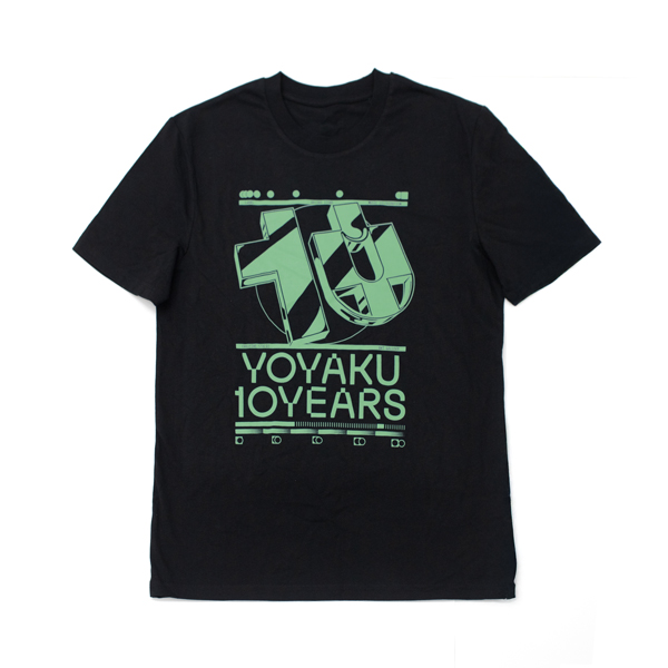T-SHIRT-YOYAKU-10-YEARS-Black-Green T-SHIRT YOYAKU 10 YEARS Black / Green