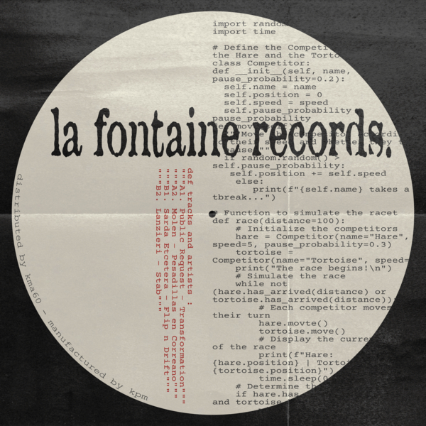 LFR001_1_600 La Fontaine Records VA
