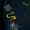 Jigit Daisy double sleeve navy hoodie