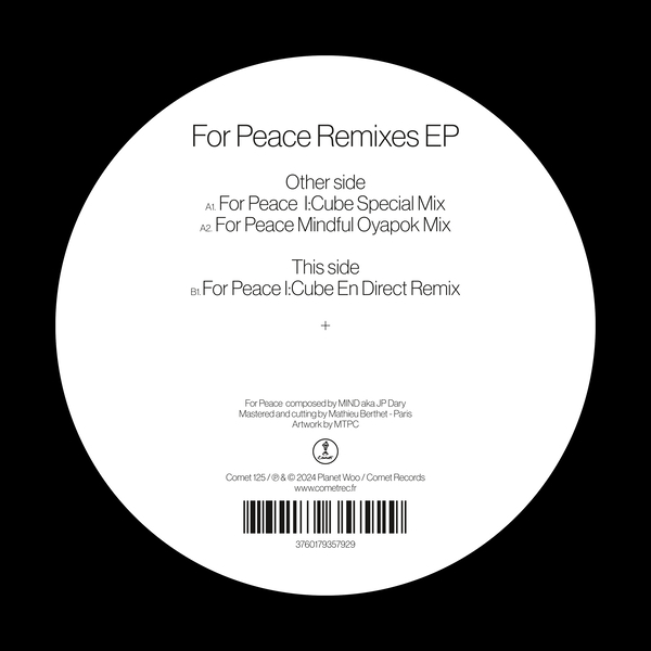 COMET125_2_600 FOR PEACE REMIXES