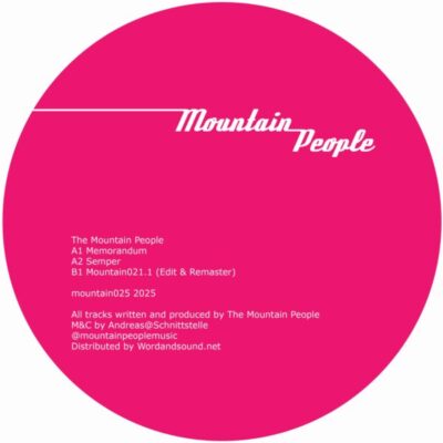 Memorandum (2026 repress)