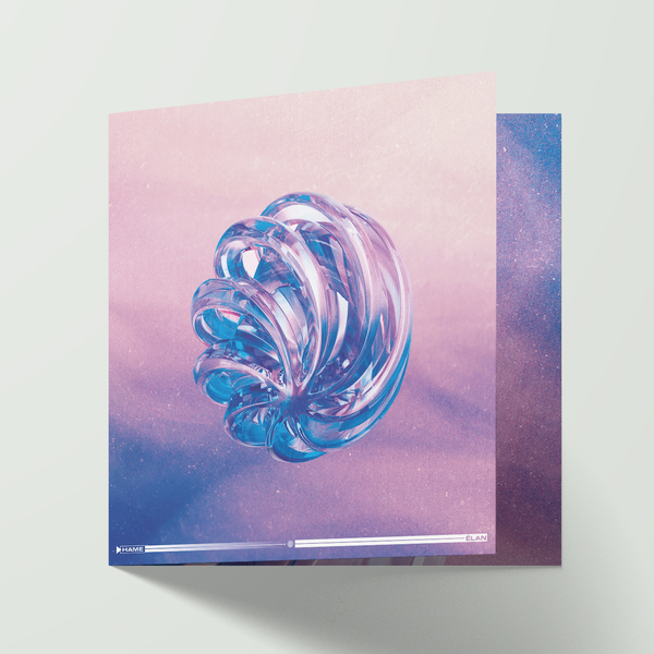 Square Tri-fold Brochure Mockup Élan