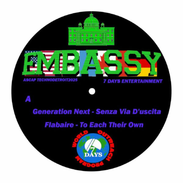 7DAYSEMB001 Embassy LP 2x12"