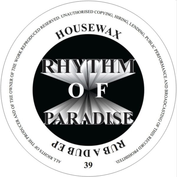 HOUSEWAX039 RUB A DUB EP
