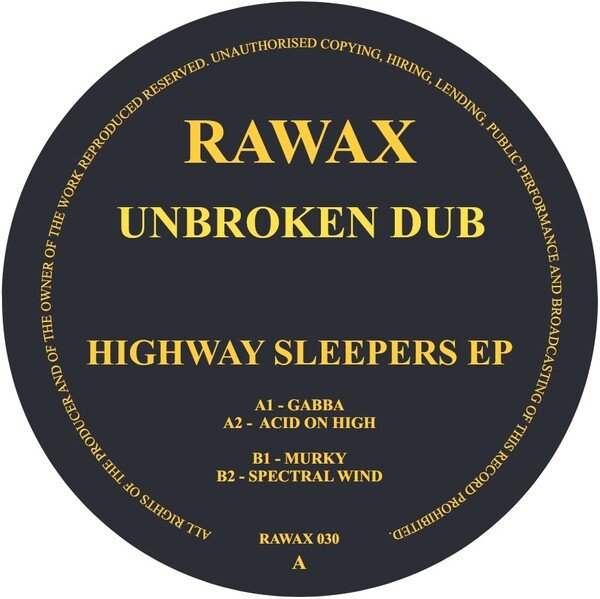RAWAX030_1 Highway Sleepers EP