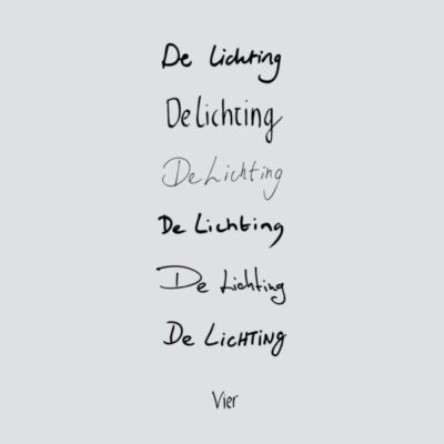 DELICHTING4 Vier LP 2x12"