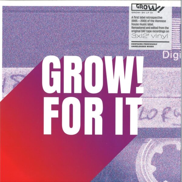 GROW!34LP01 Grow! For It LP 3x12"