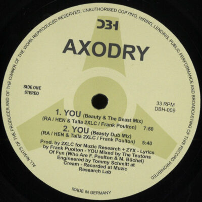 DBH-009 Axodry - You (Discogs 24944401) You
