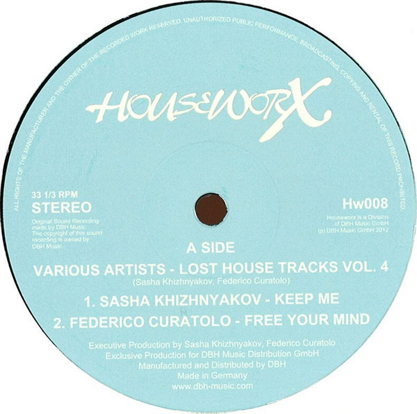 HW008 Lost House Tracks Vol. 4 (Discogs 3954961) Lost House Tracks Vol. 4