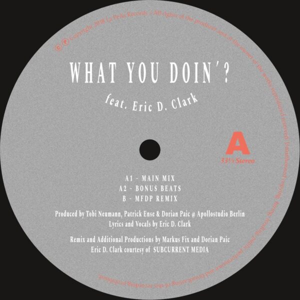 LaPena_023_Vinyllabel_A What You Doin'?