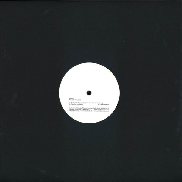 Planetary Boundaries