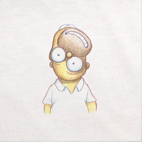 tshirt-print-homersface T-shirt Homer's Face