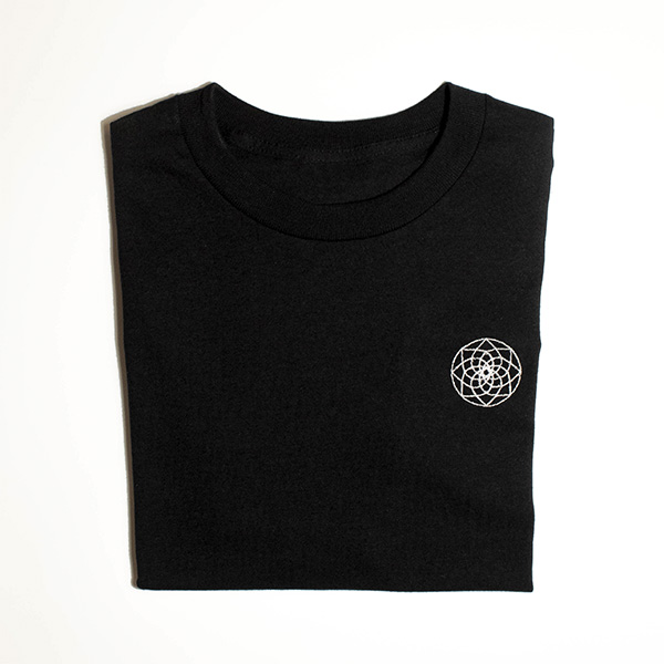 ROSACE T-SHIRT Black / White