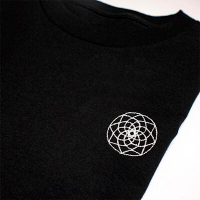 ROSACE T-SHIRT Black / White