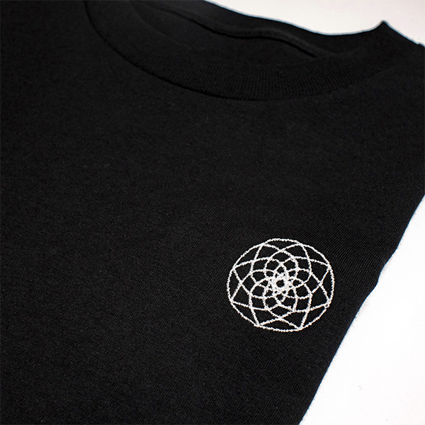 ROSACE T-SHIRT Black / White