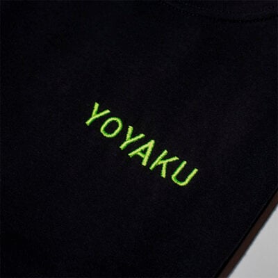 YOYAKU T-SHIRT Black / Neon Green