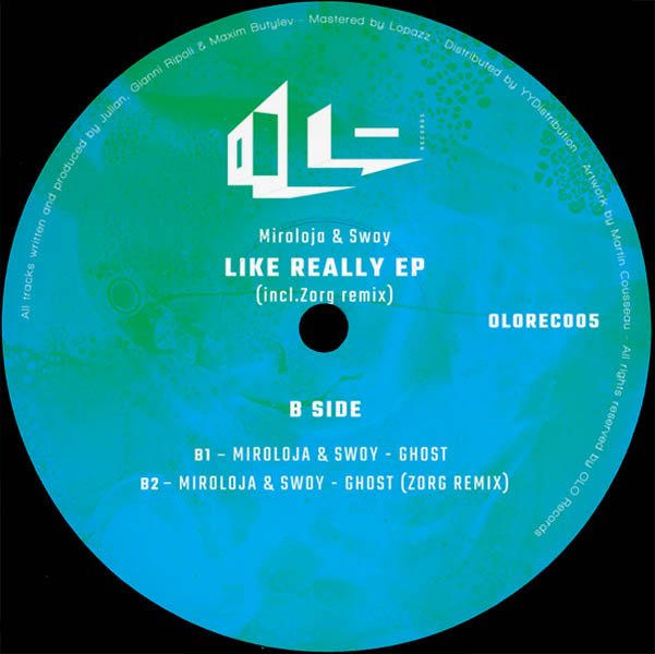 OLOREC005_B Like Really EP (incl. Zorg Remix)