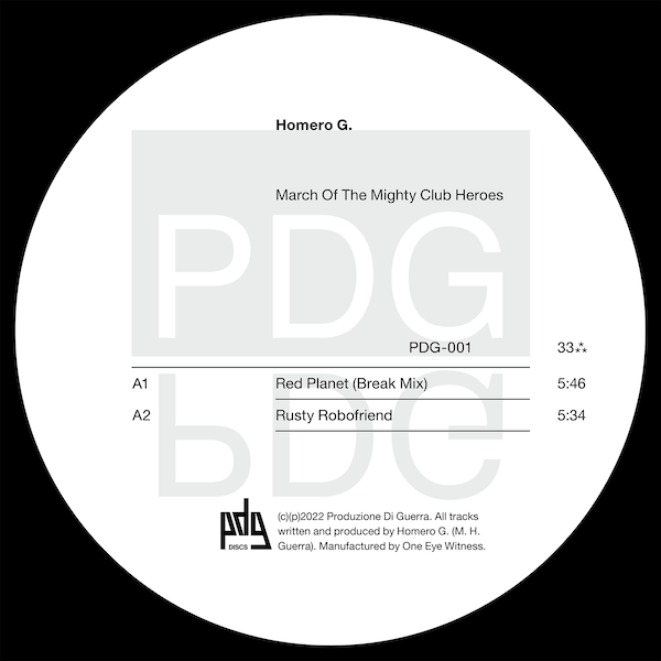 PDG-001 (A) - Label Artwork (Mockup) March of the Mighty Club Heroes