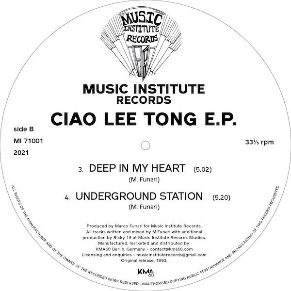 MusicInstitute-label-final-B Ciao Lee Tong EP