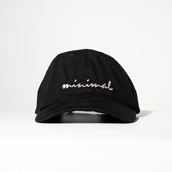 CAP-MINIMAL-BK Minimal Cap Black