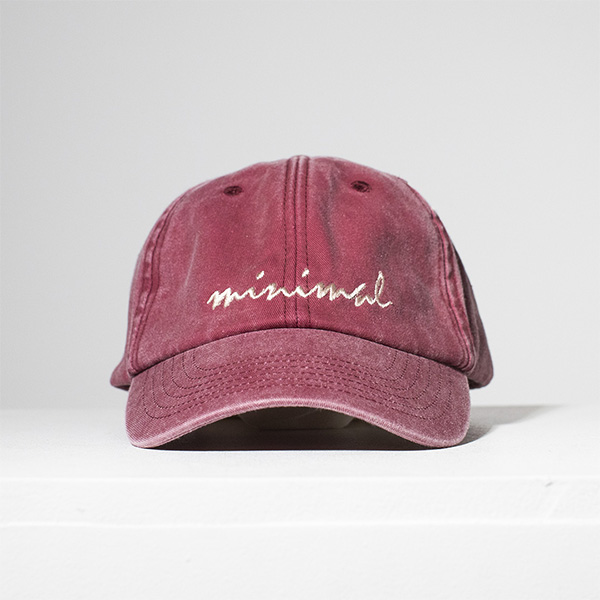 CAP-MINIMAL-RD Minimal Cap Red