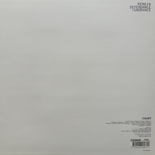 Dependance / Ignorance