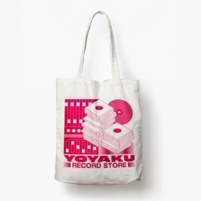 Tote bag Record Store White