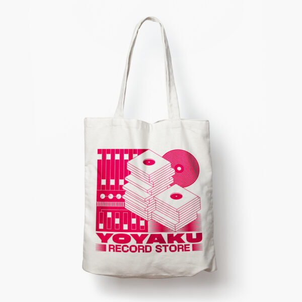 Tote bag Record Store White