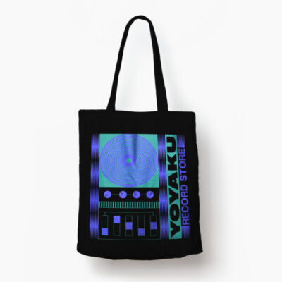 Tote bag Record Store Black