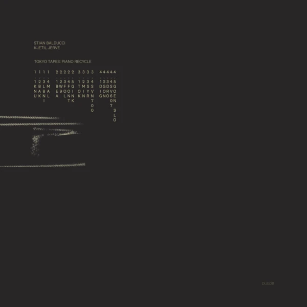 DUG011_1_600 TOKYO TAPES: PIANO RECYCLE