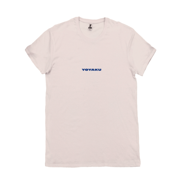 FONT V2 YOYAKU T-SHIRT Synths and Records - White/Blue