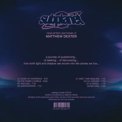 Code Of Existence, The Dawn Chorus, Vacuum, Gatekeepers, Past This Realism, Fly Higher, Eternal, Beyond