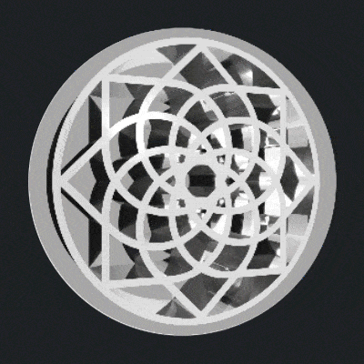 Yoyaku 10 Years Rosace — Two Sided Slipmat