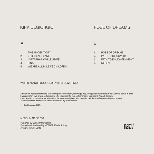 Robe Of Dreams LP